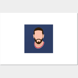 Sergio Ramos Minimalistic Face Art Posters and Art